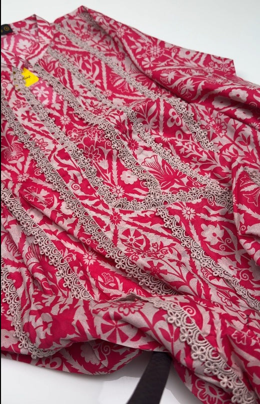 Stitched UnStitched 2PC & 3PC High Quality Premium Lawn Frock