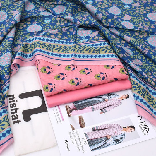 Nishat Lawn 3-Piece Digital Print Lawn